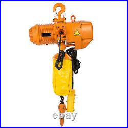 0.5Ton Electric Chain Hoist 1 Phase 110V 10FT Building Anti-rust 1100LBS