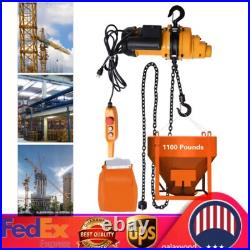 1/2 Ton Electric Chain Hoist Winch with 13ft G80 Chain 110V Remote Control 1300W 1/2 Ton Electric Chain Hoist Winch with 13ft G80 Chain 110V Remote Control 1300W
