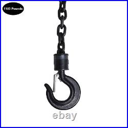 1/2 Ton Electric Chain Hoist Winch with 13ft G80 Chain 110V Remote Control 1300W 1/2 Ton Electric Chain Hoist Winch with 13ft G80 Chain 110V Remote Control 1300W