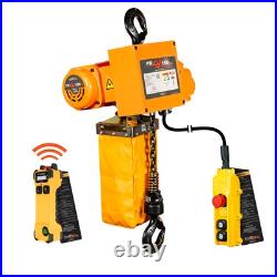 1/2 ton 1100 lb 110120V Electric Chain Hoist 16ft. Japan FEC G80 Chain 10A 1/2 ton 1100 lb 110120V Electric Chain Hoist 16ft. Japan FEC G80 Chain 10A