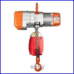 1/2 ton 1100 lb 220240V 1 Speed Electric Chain Hoist 20 ft. G80 Chain H2 Duty