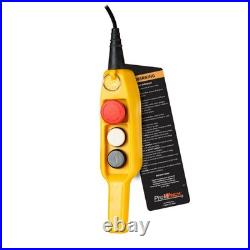 1/2 ton 1100 lb 220240V 1 Speed Electric Chain Hoist 20 ft. G80 Chain H2 Duty