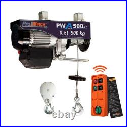 1/2 ton 1100 lb 220V Electric Wire Rope Hoist 38 ft. H1 Duty Wireless 1/2 ton 1100 lb 220V Electric Wire Rope Hoist 38 ft. H1 Duty Wireless