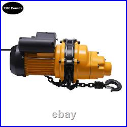 1/2Ton Electric Chain Hoist 1100Lb 13Ft Lifting Chain Wired Remote Control 1300W 1/2Ton Electric Chain Hoist 1100Lb 13Ft Lifting Chain Wired Remote Control 1300W