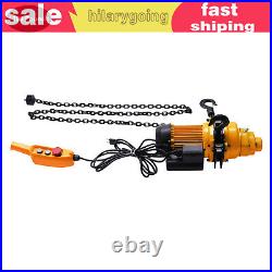 1/2Ton Electric Chain Hoist 1100Lb 13Ft Lifting Chain Wired Remote Control