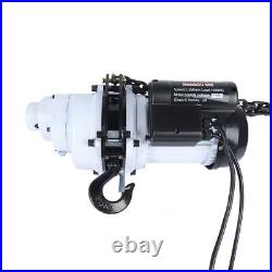 1.3KW 1Ton Capacity 10ft Lift Electric Chain Hoist Crane with 10ft G80 Chain &Hook