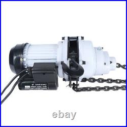 1.3KW 1Ton Capacity 10ft Lift Electric Chain Hoist Crane with 10ft G80 Chain &Hook
