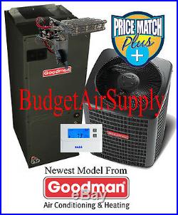 1.5 ton 15 SEER Goodman Heat Pump Multi-Speed GSZ140181+ASPT29B14+Tstat+Heat++