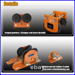 1 T Electric Hoist Manual Trolley for 2.68-4.33 in I-Beam for PA600 PA700 PA800