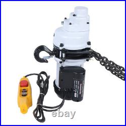 1 Ton 1.3KW Electric Chain Hoist 10FT Lifting G80 Chain with Chain Protection Bag