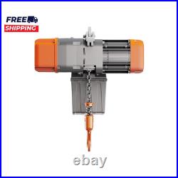 1 Ton 2200lbs Electric Chain Hoist 3-Phase 208-240V 16ft Lift G100 Chain H4/M5