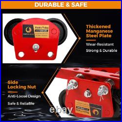 1 Ton 2204 LBS Electric Trolley for Power Hoist, Fit 2.68-4.33 in I-Beam, for PA