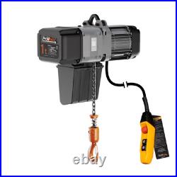 1 Ton Electric Chain Hoist 1 Speed, 208-480V 3ø 60HZ 20ft G100 Nickel Duty 1 Ton Electric Chain Hoist 1 Speed, 208-480V 3ø 60HZ 20ft G100 Nickel Duty