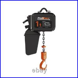 1 Ton Electric Chain Hoist 1 Speed, 208-480V 3ø 60HZ 20ft G100 Nickel Duty 1 Ton Electric Chain Hoist 1 Speed, 208-480V 3ø 60HZ 20ft G100 Nickel Duty