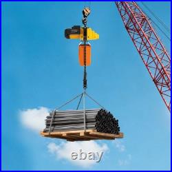 1 Ton Electric Chain Hoist & 10FT Double Chain Lifting Single Phrase 20Mn2