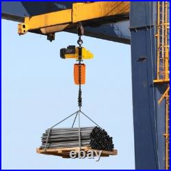 1 Ton Electric Chain Hoist & 10FT Double Chain Lifting Single Phrase 20Mn2