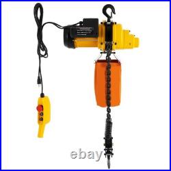 1 Ton Electric Chain Hoist & 10FT Double Chain Lifting Single Phrase 20Mn2