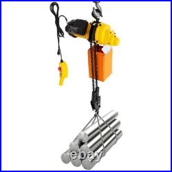 1 Ton Electric Chain Hoist & 10FT Double Chain Lifting Single Phrase 20Mn2