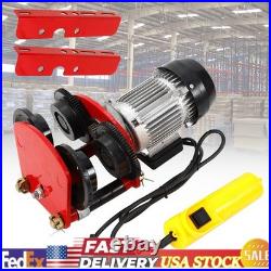 1 Ton Electric Chain Hoist 2200lbs 110V electric crane hoist 4ft chain I-beam US