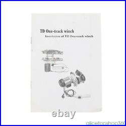 1 Ton Electric Chain Hoist 2200lbs 110V electric crane hoist 4ft chain I-beam US