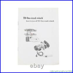 1 Ton Electric Chain Hoist 2200lbs 110V electric crane hoist 4ft chain I-beam US