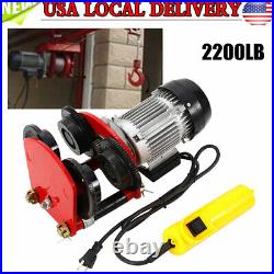 1 Ton Electric Chain Hoist Motor Speed 1400r/Min Power Trolley 500w