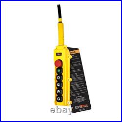 1 Ton Electric Chain Hoist Power Trolley 208240/440480V 2 Speed 20 ft