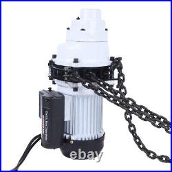 1 Ton Electric Chain Hoist Single Phase Hoist Crane 10 FT Chain 110V 2200LBS/