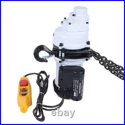 1 Ton Electric Chain Hoist Single Phase Hoist Crane 10 FT Chain 110V 2200LBS/