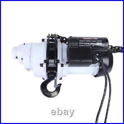 1 Ton Electric Chain Hoist Single Phase Hoist Crane 10 FT Chain 110V 2200LBS/