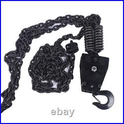 1 Ton Electric Chain Hoist Single Phase Hoist Crane 10 FT Chain 110V 2200LBS/