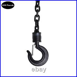 1 Ton Electric Chain Hoist Winch With 13FT 20Mn2 Chain Wired Remote Control 110V 1 Ton Electric Chain Hoist Winch With 13FT 20Mn2 Chain Wired Remote Control 110V