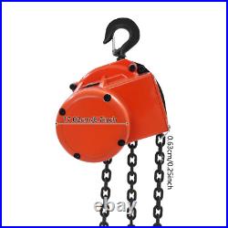 1 Ton Electric Chain Hoist Winch with 9.8FT G80 Chain Wired Remote Control 2200LBS