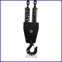 1 Ton Electric Chain Hoist Winch with 9.8FT G80 Chain Wired Remote Control 2200LBS