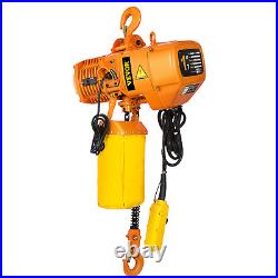 1 Ton Electric Chain Hoist With 10FT Double Chain Lifting110V G80 2200LBS