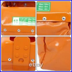 1 Ton Electric Chain Hoist with 10FT Double Chain Lifting 110V G80 2200LBS