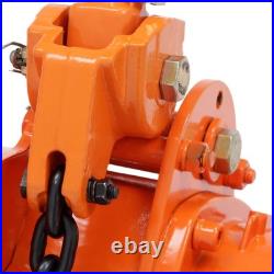 1 Ton Electric Chain Hoist with 10FT Double Chain Lifting 110V G80 2200LBS