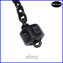 1 Ton Electric Chain Hoist with Double Chain Lifting Single Phrase 110V 20Mn2