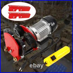 1 Ton Electric Hoist Trolley Overhead Motor Winch Hoist Lift Garage Crane