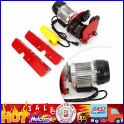 1 Ton Electric Hoist Trolley Overhead Motor Winch Hoist Lift Garage Crane