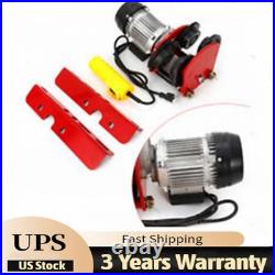 1 Ton Electric Hoist Trolley Overhead Motor Winch Hoist Lift Garage Crane