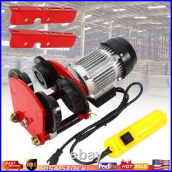 1 Ton Electric Hoist Trolley Overhead Motor Winch Hoist Lift Garage Crane