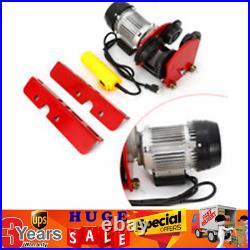 1 Ton Electric Hoist Trolley Overhead Motor Winch Hoist Lift Garage Crane