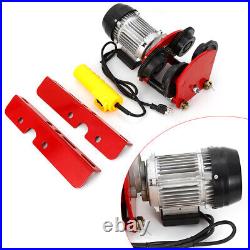 1 Ton Electric Hoist Trolley Overhead Motor Winch Hoist Lift Garage Crane