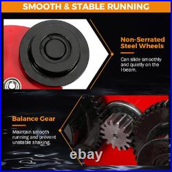 1 Ton Electric I-Beam Trolley for PA600-1000 Power Hoist 2204Lbs Load Capacity