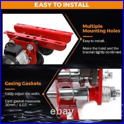 1 Ton Electric I-Beam Trolley for PA600-1000 Power Hoist 2204Lbs Load Capacity