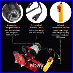 1 Ton Electric I-Beam Trolley for PA600-1000 Power Hoist 2204Lbs Load Capacity