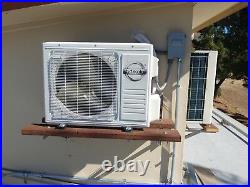 1 Ton Heat Pump, 18 SEER, 12000 BTU Mini Split Air Conditioner Wi-FI Controller