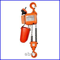 1 ton 2200 lb 220240V Electric Chain Hoist 20 ft. G80 Chain H2 Duty Wireles