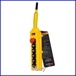 1 ton 2200 lb Electric Chain Hoist Power Trolley 208240/440480V 20 ft. G10